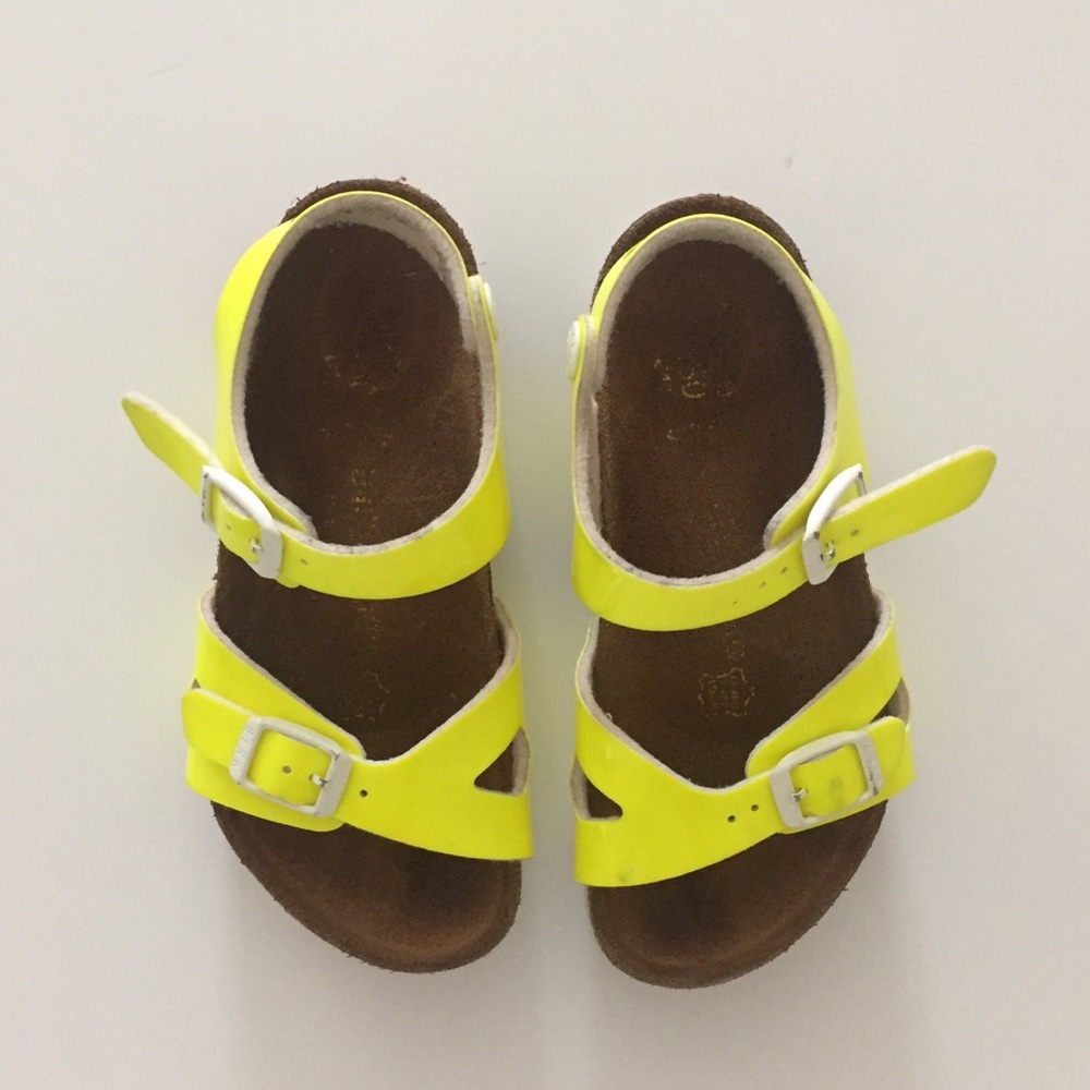 Girls Birkenstock | Neon Yellow